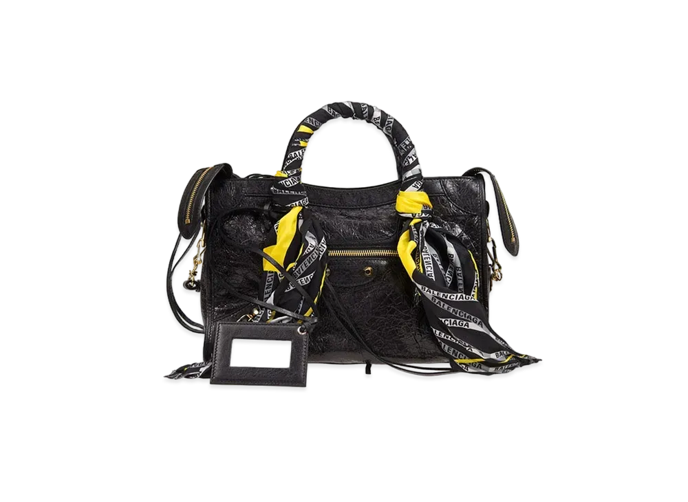 BALENCIAGA Handbag Lambskin "Black"