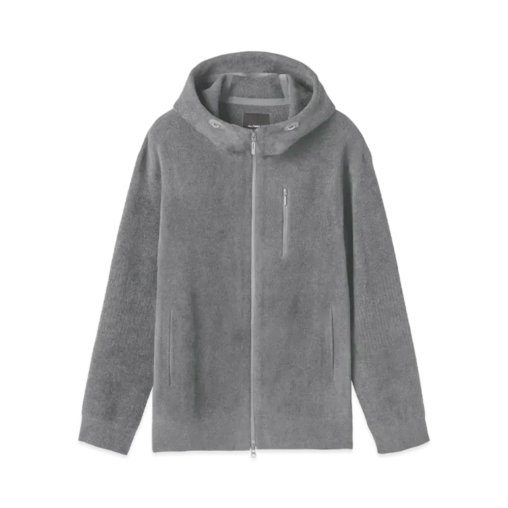 DESCENTE ALLTERRAIN Fusion Knit Fullzip Hoodie "Nell Gray"