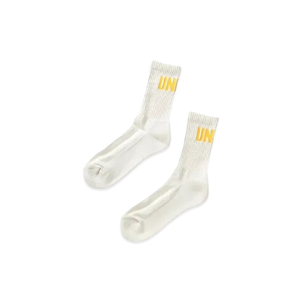 UNION Premium Crew Socks / Big Logo "White"
