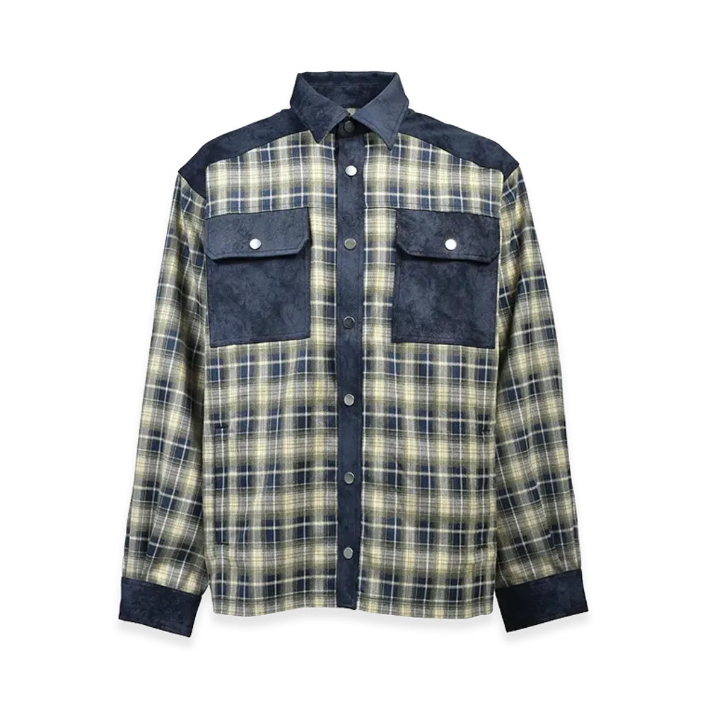 BREATH New Rich Check Shirt "Navy"