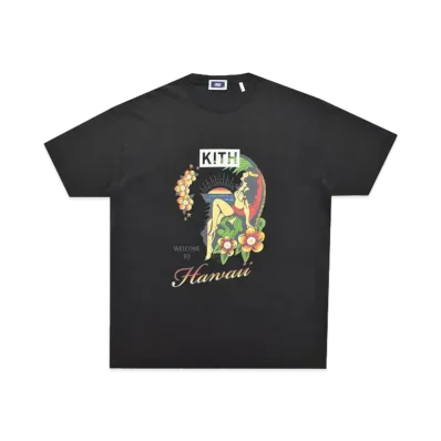 Kith Hawaii Souvenir Vintage Tee "Black"
