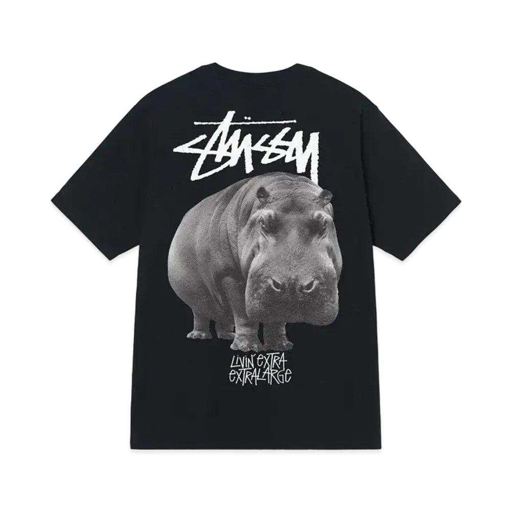 Stussy LIVIN' LARGE TEE "Black"