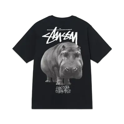 Stussy LIVIN' LARGE TEE "Black"