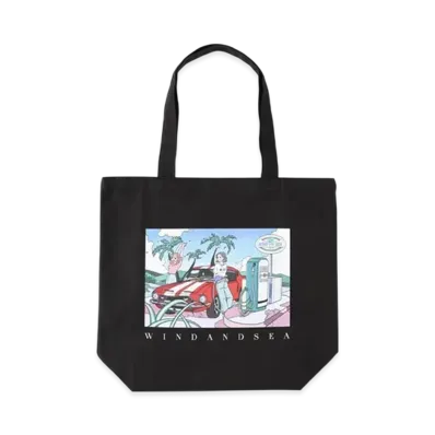 Yoshifuku Honoka x WIND AND SEA Tote "Black"