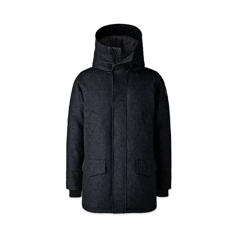 CANADA GOOSE Langford Parka Wool "Atlantic Navy Melange"