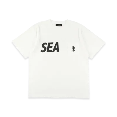 WIND AND SEA Mickey / Pocket Silhouette S/S Tee "White"