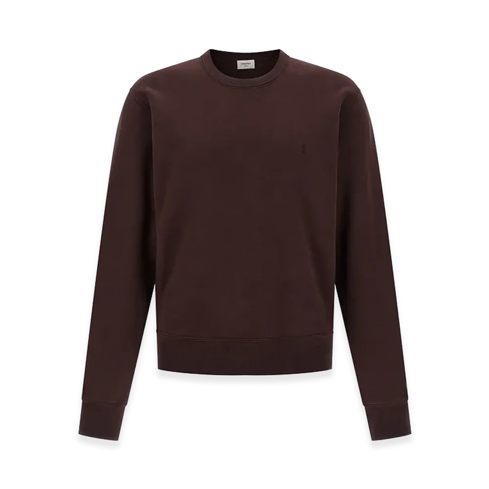 Saint Laurent Cassandre Sweatshirt "Bordeaux"
