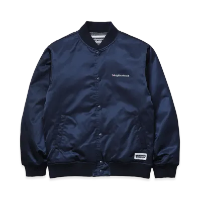 NEIGHBORHOOD One Third Kids OT . Baseball Jacket "Navy"