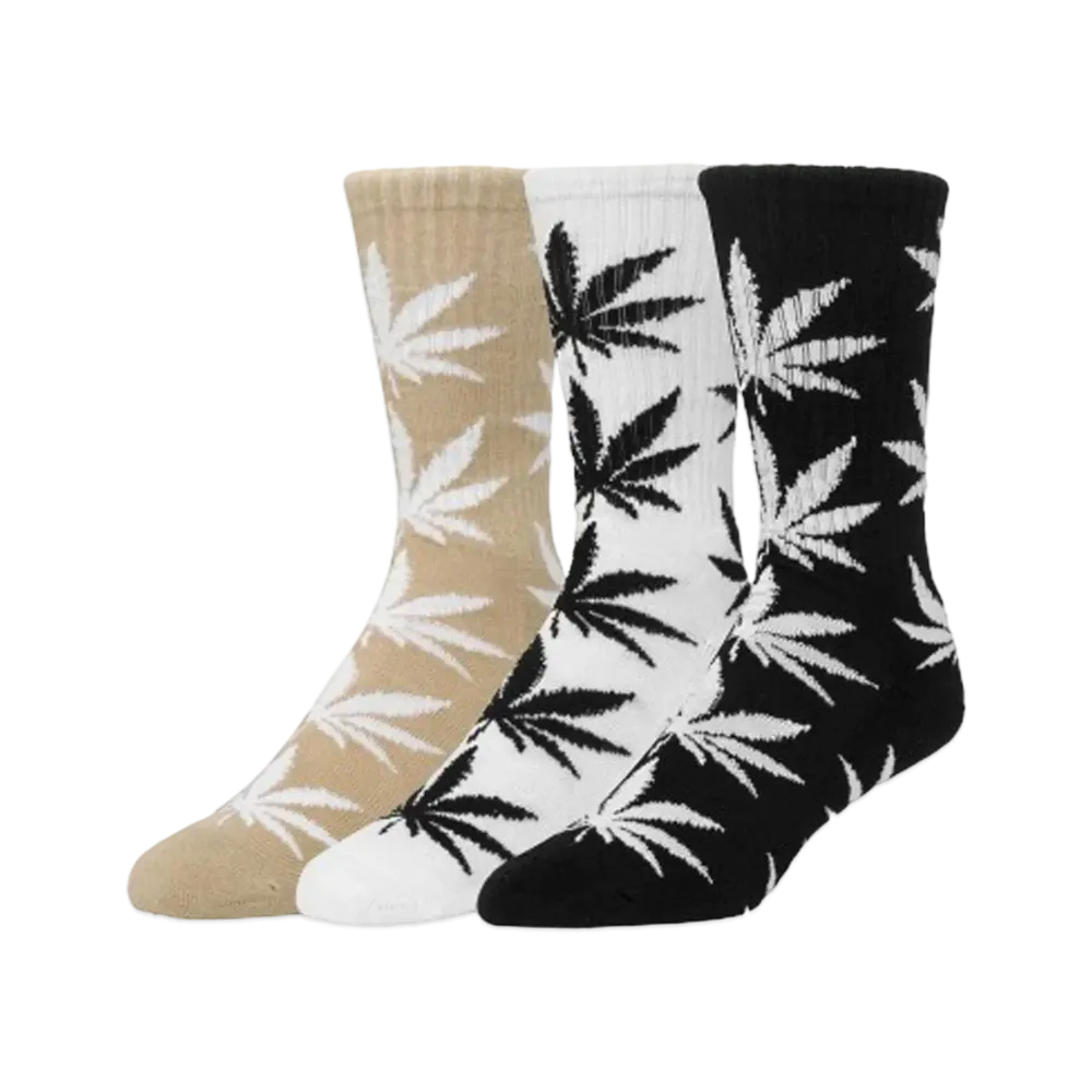 HUF Set 3Pack PL Socks "Black/White/Oatmeal"