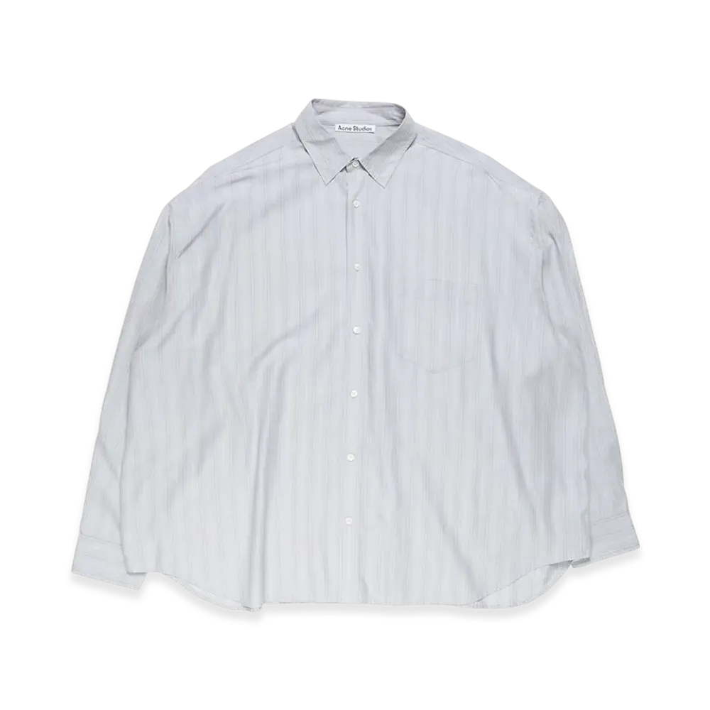 Acne Studios Stripe Button-Up "Gray"