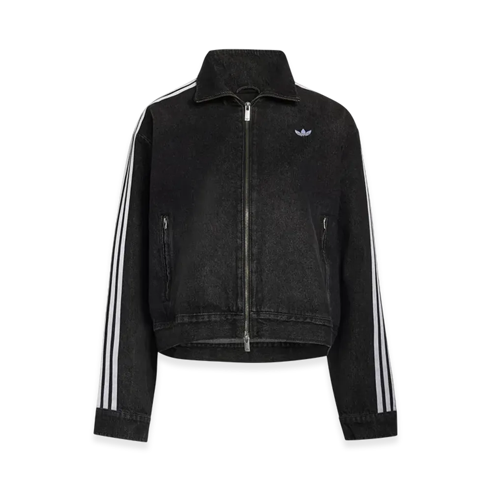 adidas Women's Adiluna Denim Racing FB Jacket "Black"
