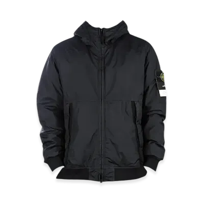 Stone Island 40823 Garment Dyed Crinkle Reps Recycled Nylon with Primaloft TC Jacket - 23FW "Navy Blue"