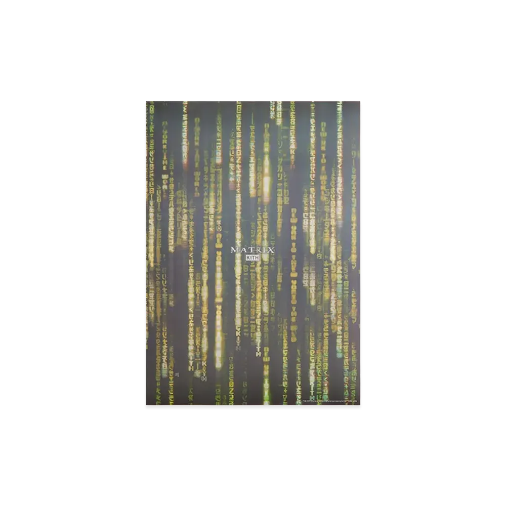 Kith x The Matrix Lenticular Poster "Multi"