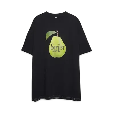 The StylistJapan PEAR T-SHIRTS "BLACK"