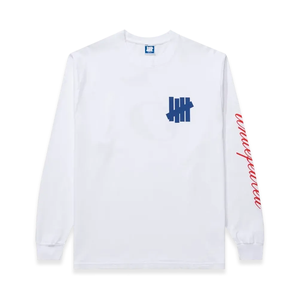 UNDEFEATED Sportsman L/S Tee "White"