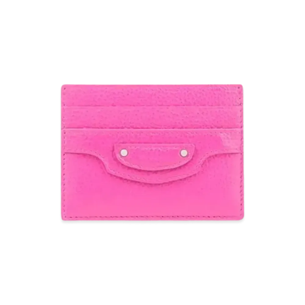 BALENCIAGA Neo Classic Card Holder "Pink"