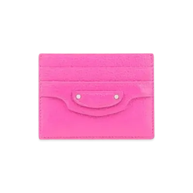 BALENCIAGA Neo Classic Card Holder "Pink"