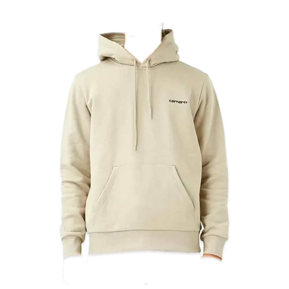 Carhartt WIP Hooded Script Embroidery Sweat "Wall/Black"