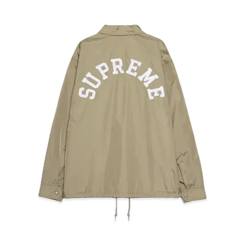 Supreme x Champion Coaches Jacket "Tan"