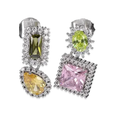 Maison Margiela Women's Earrings "Silver"