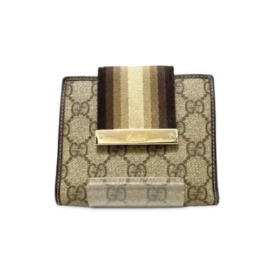 GUCCI GG Plus Bi-fold Wallet "Brown"
