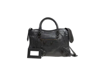 BALENCIAGA Handbag Lambskin "Gray"