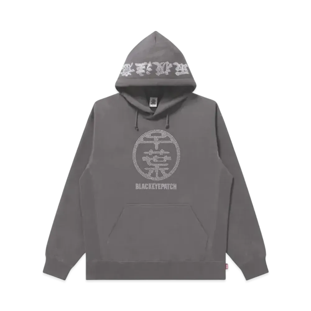 Blackeyepatch Yuki Chiba Star Rhinestone HWC Hoodie "Grey"