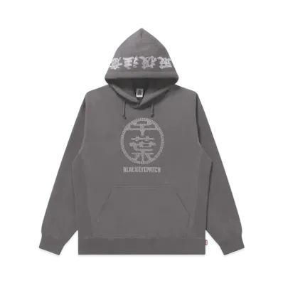 Blackeyepatch Yuki Chiba Star Rhinestone HWC Hoodie "Grey"