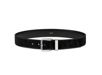 Dior Belt Dior Oblique Galaxy Leather 35MM "Black"