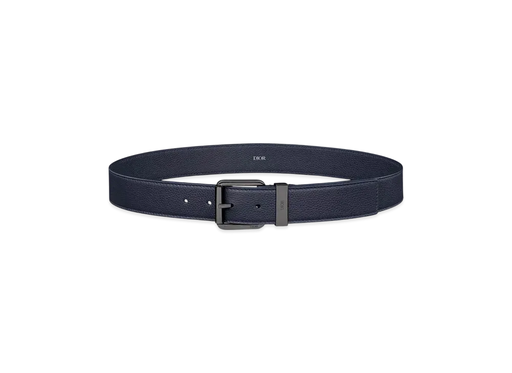 Dior Grained Calfskin, 35mm "Navy Blue"