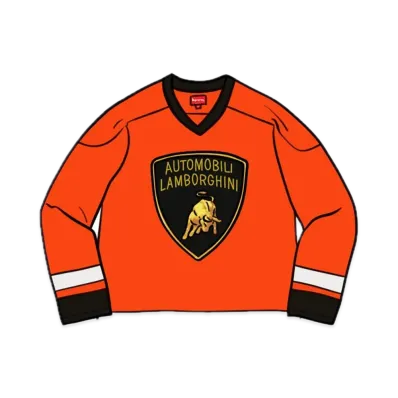 Supreme x Lamborghini Hockey Jersey "Orange"