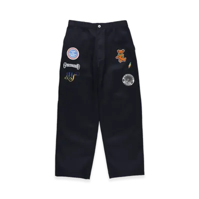 WIND AND SEA x Grateful Dead Canvas Pants "Black"