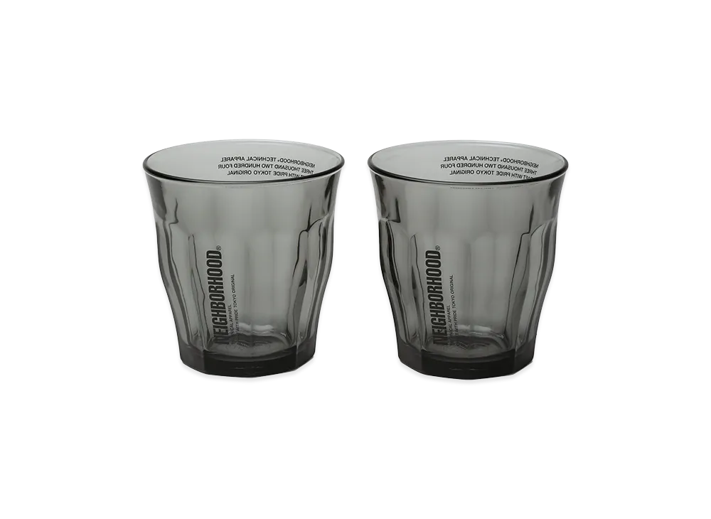NEIGHBORHOOD Logo Duralex GlaSS-M Set "Gray"