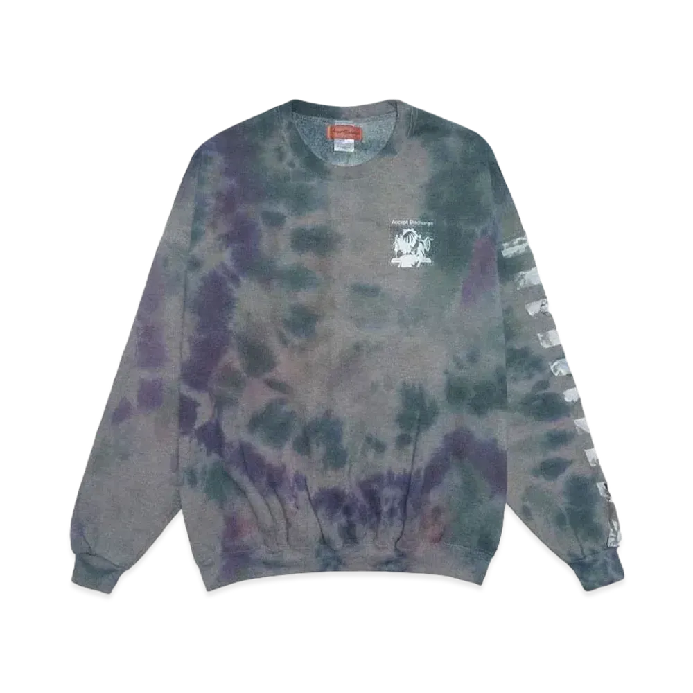 ACCEPT DISCHARGE Tie Dye Sweat "TIEDYE"