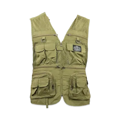 POLeR Multi-Pocket Fishing Vest "Beige"