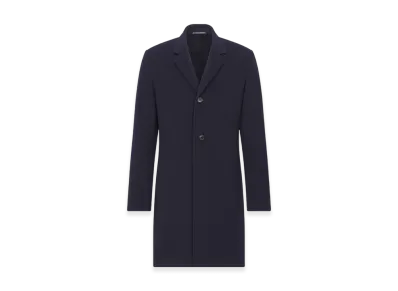 Dior Classic Coat Cashmere Cloth "Navy Blue"