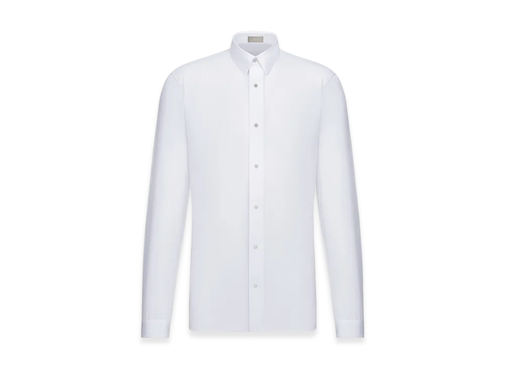 Dior Snap-Button Shirt "White"