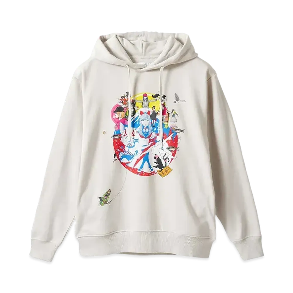 graniph x Yusuke Nakamura Discography Fleece Parka "Ivory"