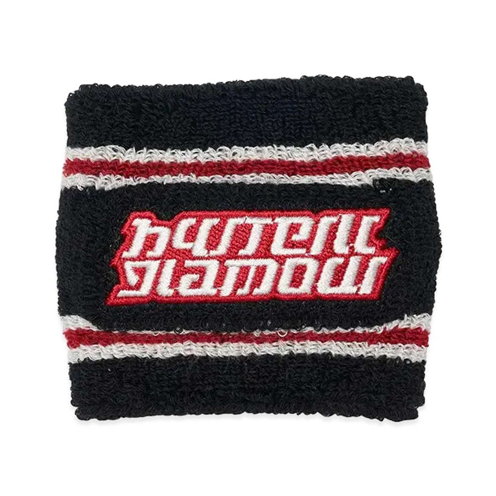 HYSTERIC GLAMOUR Women's Fast Logo Embroidered Wristband "Black"