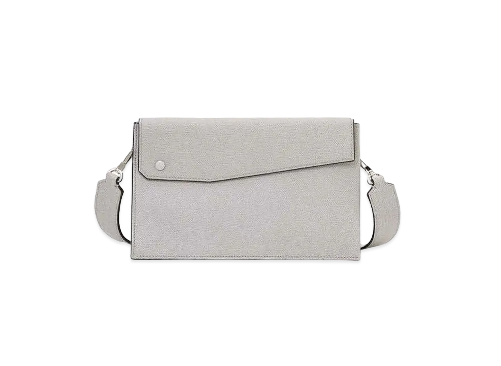 Valextra Pocket Messenger "Ash Gray"