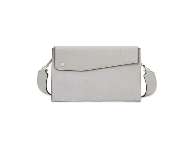 Valextra Pocket Messenger "Ash Gray"