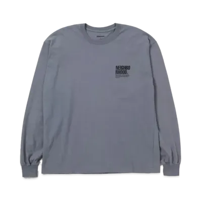 NEIGHBORHOOD NH . Tee LS-2 "Gray"