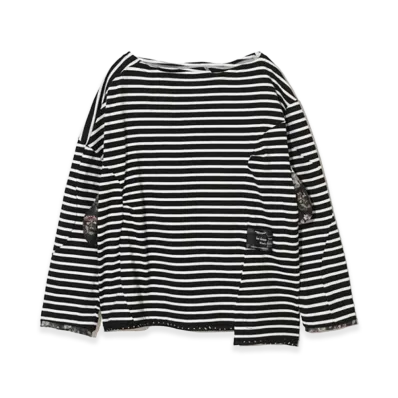 UNDERCOVER Cotton Long Sleeve T-shirt "Blk Border"