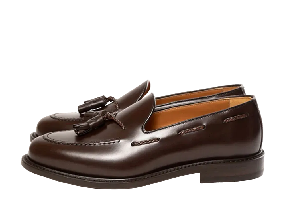 Berwick Tassel Loafer HO8 Box Calf "Dark Brown" 4340BCJRDB