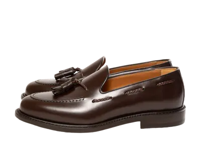 Berwick Tassel Loafer HO8 Box Calf "Dark Brown" 4340BCJRDB