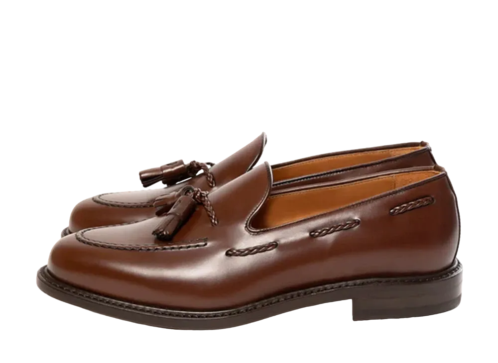 Berwick Tassel Loafer HO8 Box Calf "Light Brown" 4340BCJRLB