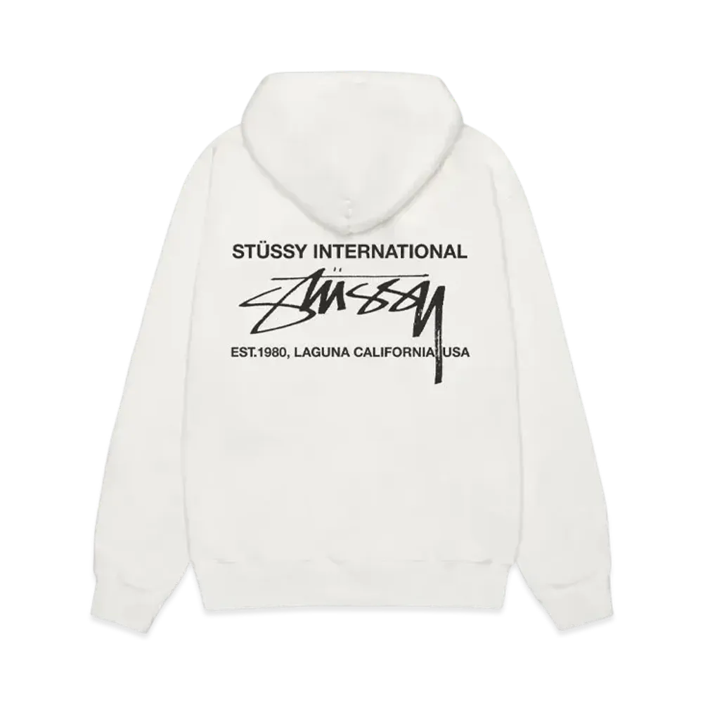 Stussy Smooth International Hoodie Pigment Dyed "Natural"
