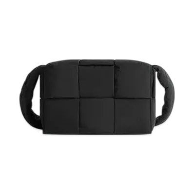 Bottega Veneta Small Padded Tech Cassette "Black/Parakeet"