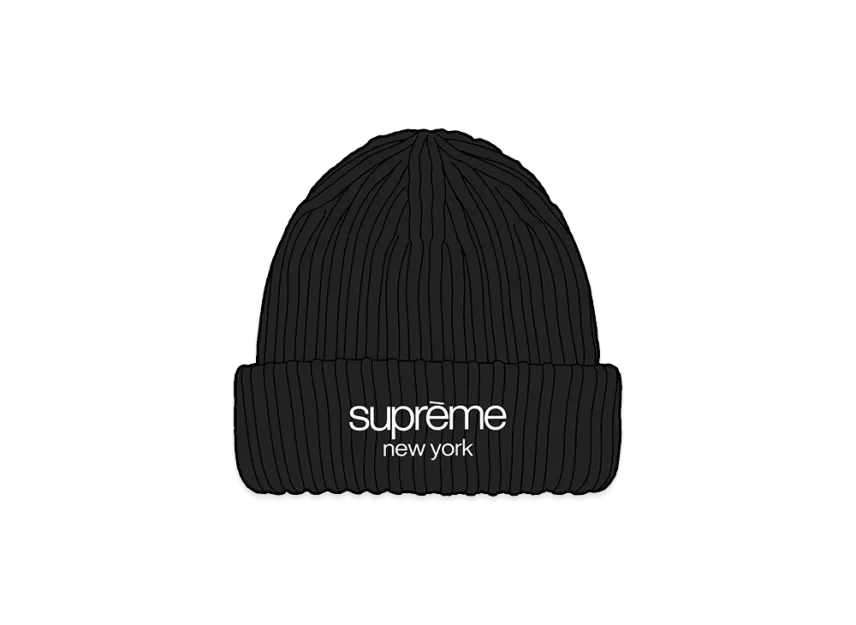 Supreme Classic Logo Chunky Ribbed Beanie Supreme Classic Logo Chunky Ribbed Beanie
