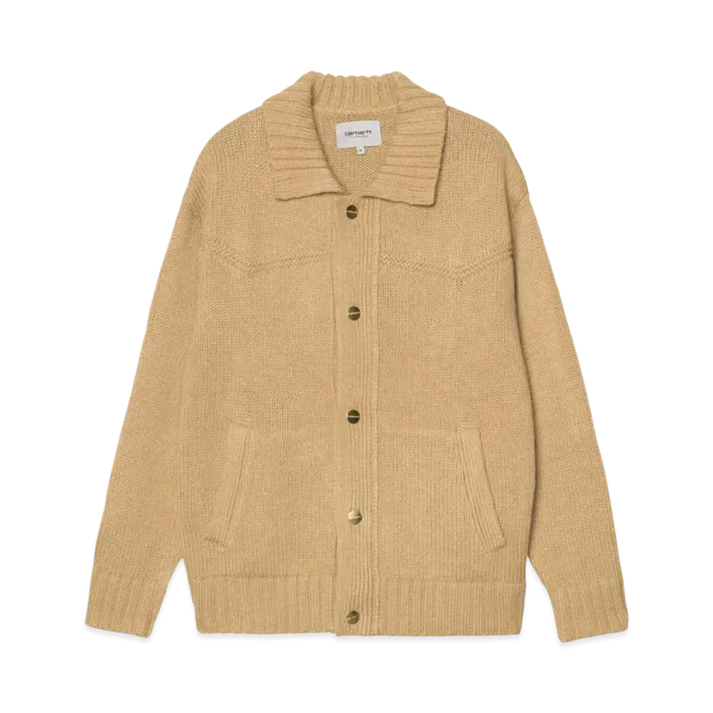 Carhartt WIP Santa Fe Cardigan "Dusty H Brown"